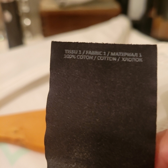 Balmain Gold Button Tee Shirt White S - Picture 9 of 9